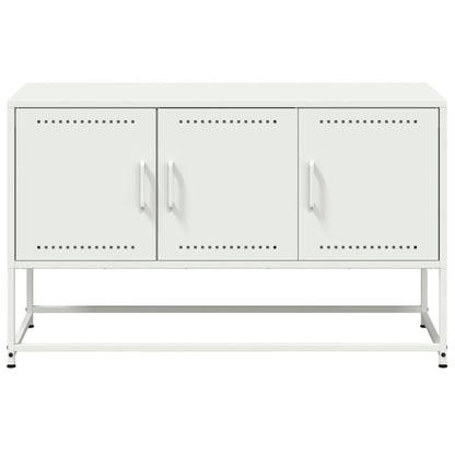 TV-Möbel DIV. Vit TV-skåp 100,5x39x60,5 cm stål