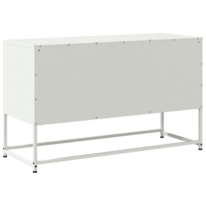 TV-Möbel DIV. Vit TV-skåp 100,5x39x60,5 cm stål