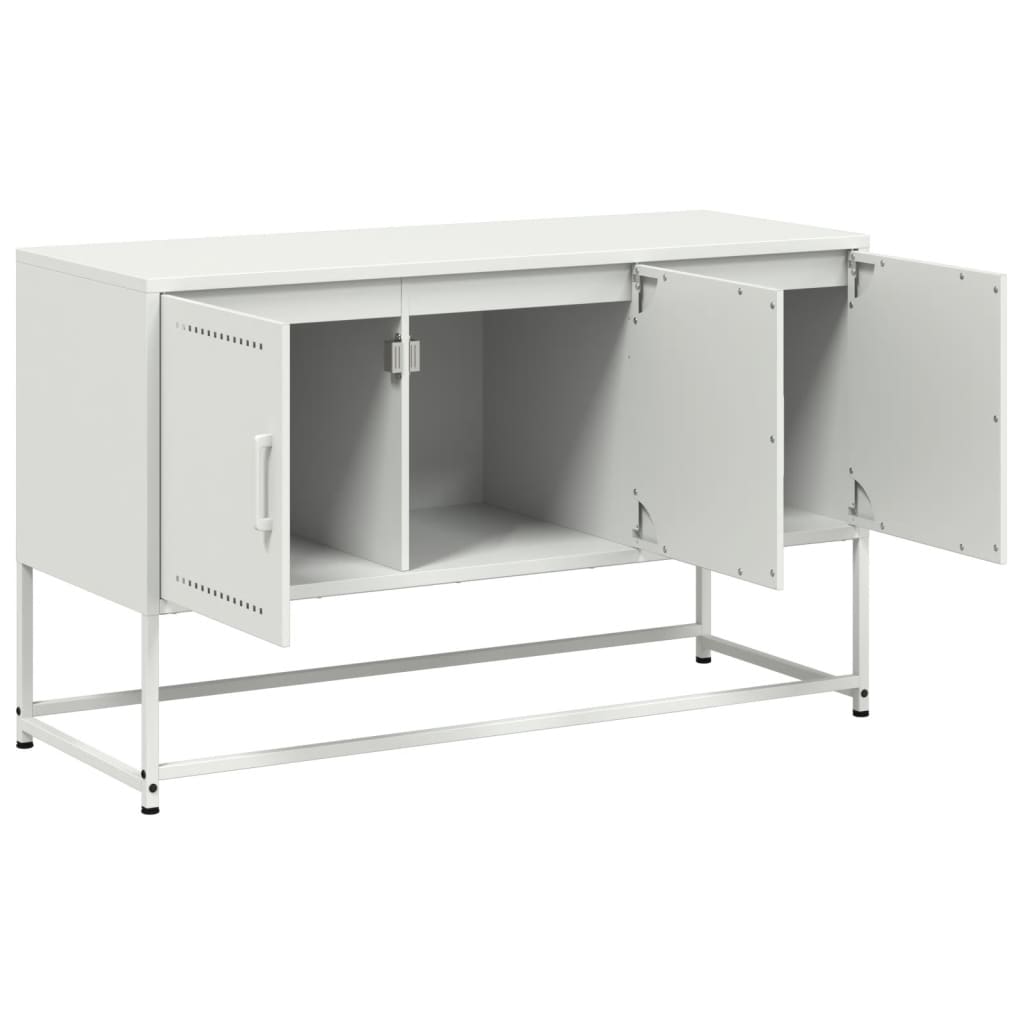 TV-Möbel DIV. Vit TV-skåp 100,5x39x60,5 cm stål