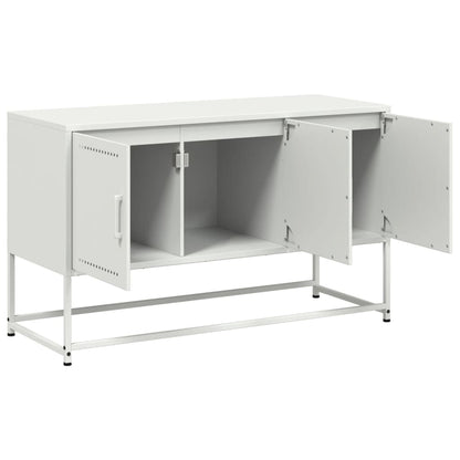 TV-Möbel DIV. Vit TV-skåp 100,5x39x60,5 cm stål