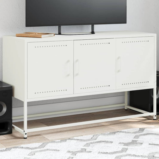 TV-Möbel DIV. Vit TV-skåp 100,5x39x60,5 cm stål