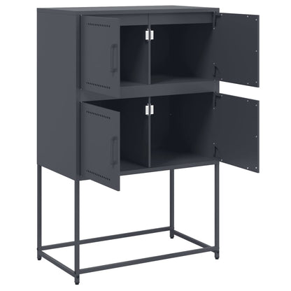 Skänk DIV. antracit 68,5x38,5x107 cm stål