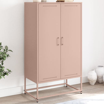 Skåp DIV. rosa 68,5x38,5x123,5 cm ståls