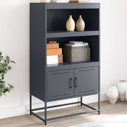Skåp DIV. antracit 68,5x38,5x123,5 cm stål