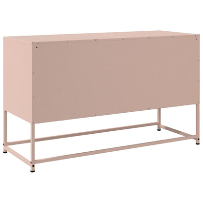 TV-Möbel DIV. TV-skåp rosa 100,5x39x60,5 cm stål