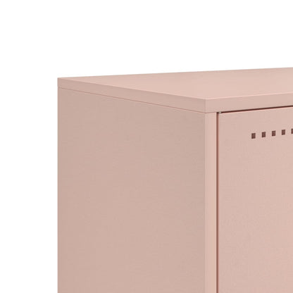 TV-Möbel DIV. TV-skåp rosa 100,5x39x60,5 cm stål