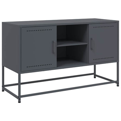 TV-Möbel DIV. TV-skåp antracit 100,5x39x60,5 cm stål