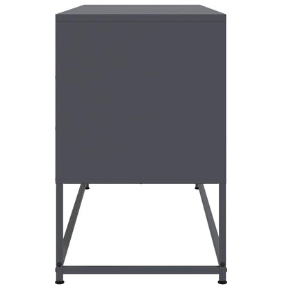 TV-Möbel DIV. TV-skåp antracit 100,5x39x60,5 cm stål