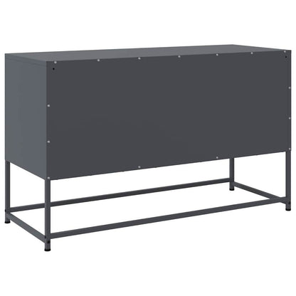 TV-Möbel DIV. TV-skåp antracit 100,5x39x60,5 cm stål
