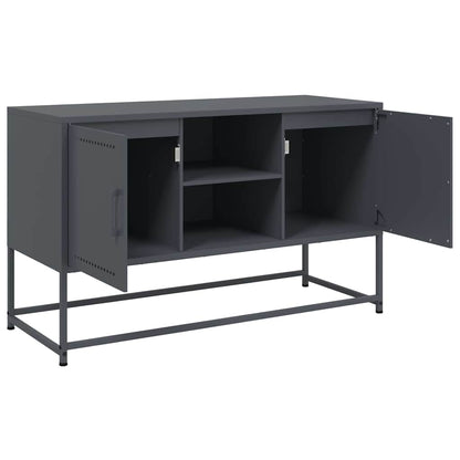 TV-Möbel DIV. TV-skåp antracit 100,5x39x60,5 cm stål