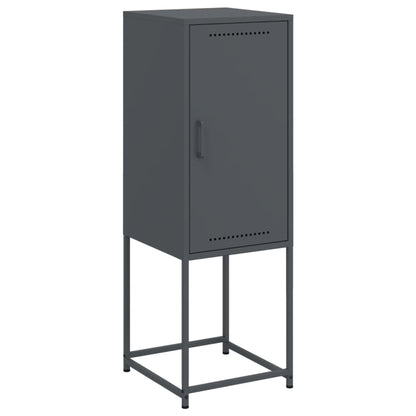 Skåp DIV. antracit 36x39x107 cm stål