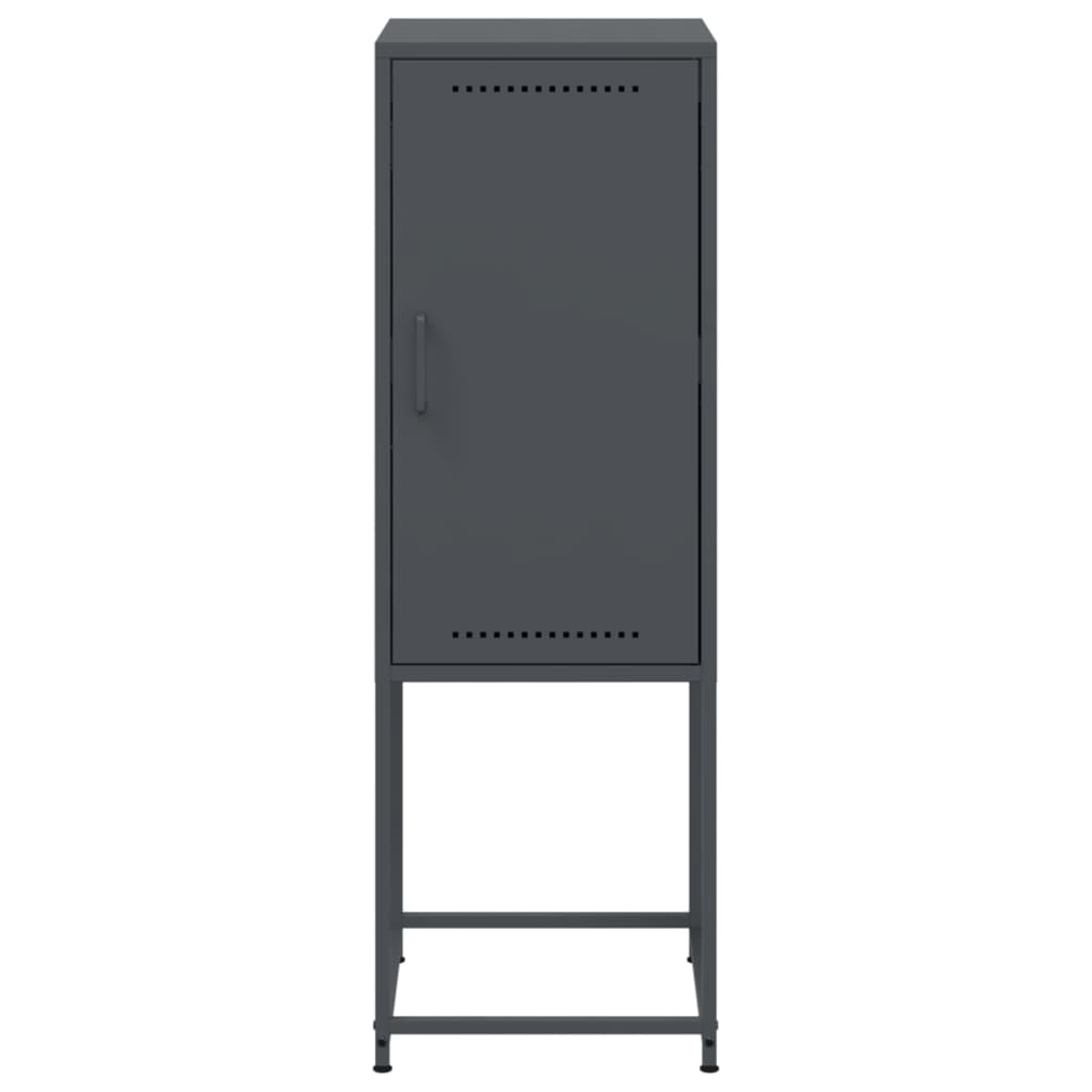Skåp DIV. antracit 36x39x107 cm stål