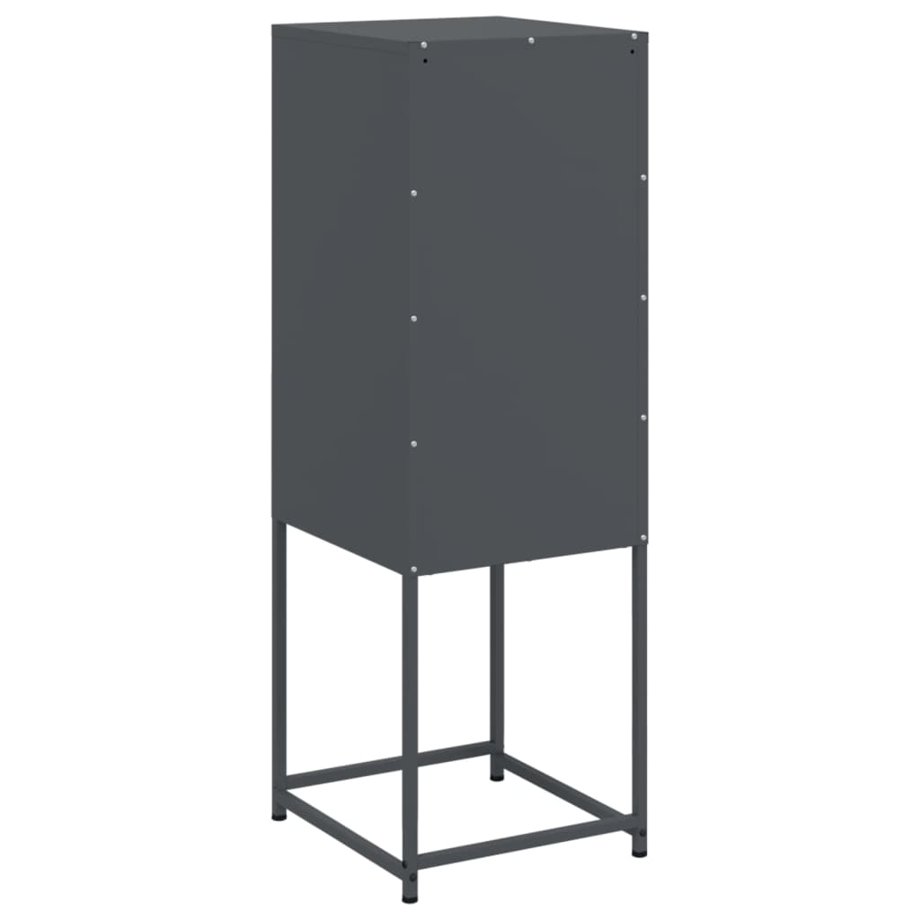 Skåp DIV. antracit 36x39x107 cm stål