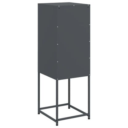 Skåp DIV. antracit 36x39x107 cm stål