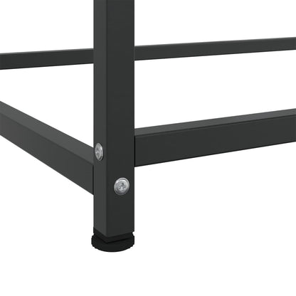 Skåp DIV. Svart 100,5x39x107 cm stål