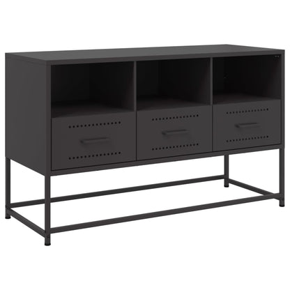 TV-Möbel DIV. Svart TV-Skåp 100,5x39x60,5 cm stål