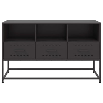 TV-Möbel DIV. Svart TV-Skåp 100,5x39x60,5 cm stål
