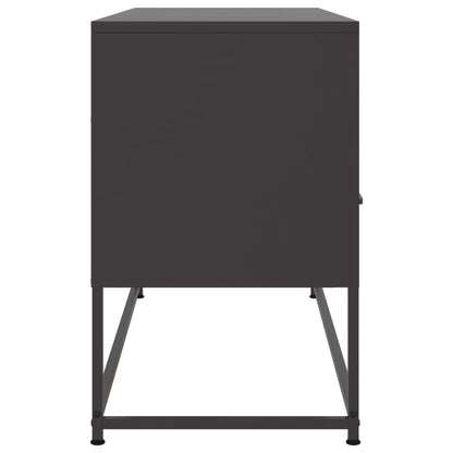 TV-Möbel DIV. Svart TV-Skåp 100,5x39x60,5 cm stål