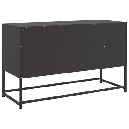 TV-Möbel DIV. Svart TV-Skåp 100,5x39x60,5 cm stål