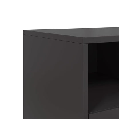 TV-Möbel DIV. Svart TV-Skåp 100,5x39x60,5 cm stål