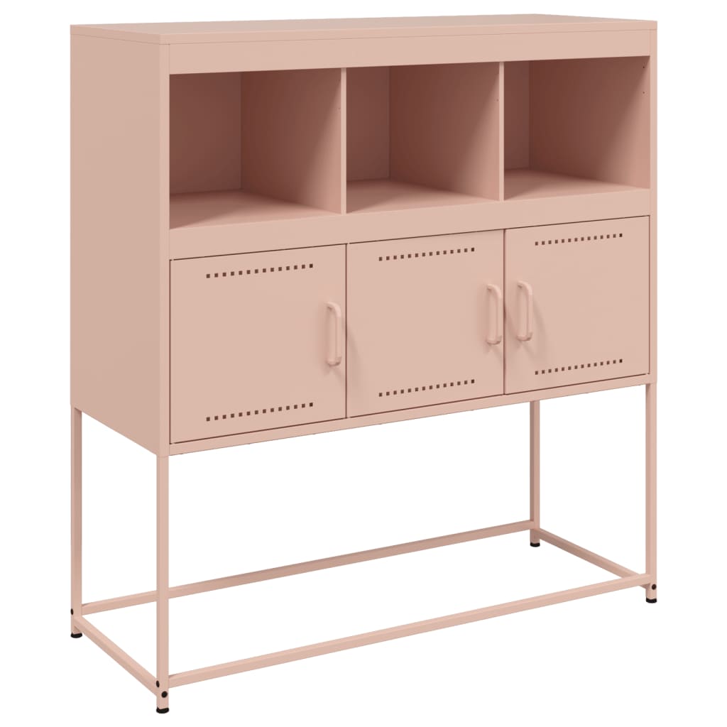 Skänk DIV. rosa 100,5x39x107 cm stål