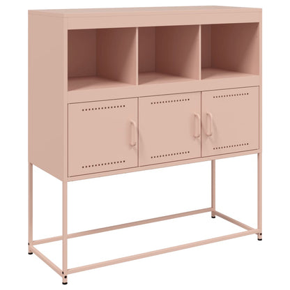 Skänk DIV. rosa 100,5x39x107 cm stål