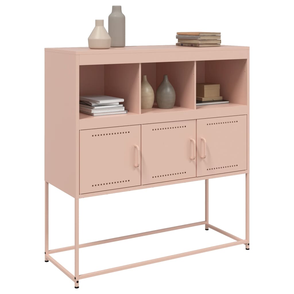 Skänk DIV. rosa 100,5x39x107 cm stål