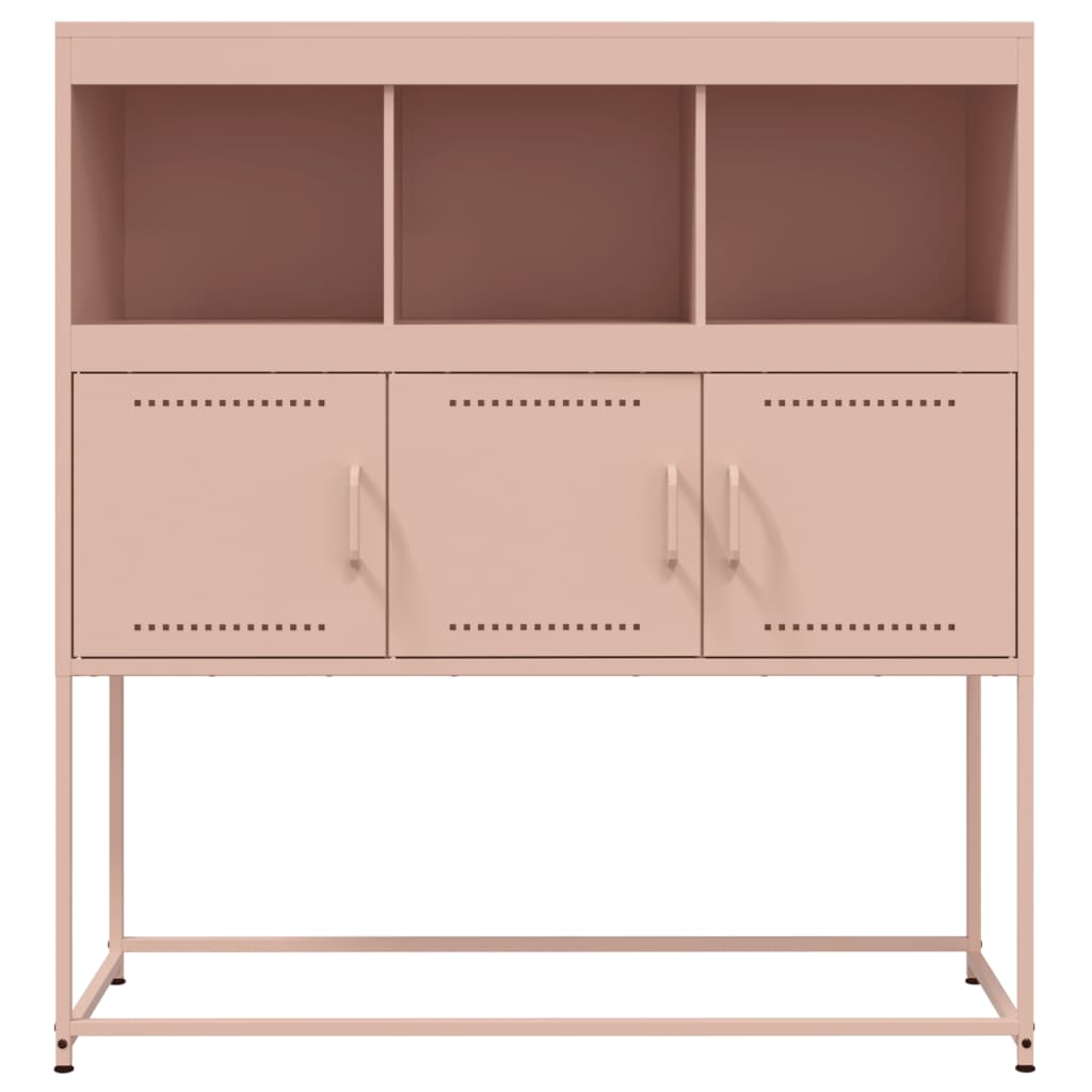 Skänk DIV. rosa 100,5x39x107 cm stål