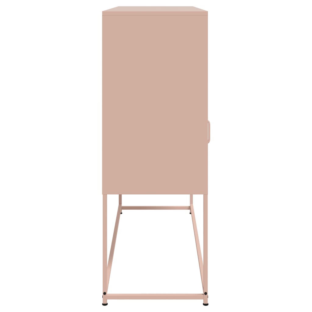 Skänk DIV. rosa 100,5x39x107 cm stål