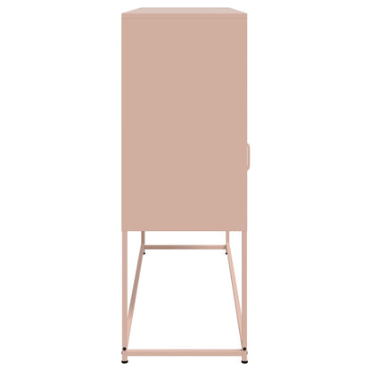Skänk DIV. rosa 100,5x39x107 cm stål