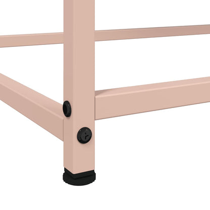 Skänk DIV. rosa 100,5x39x107 cm stål