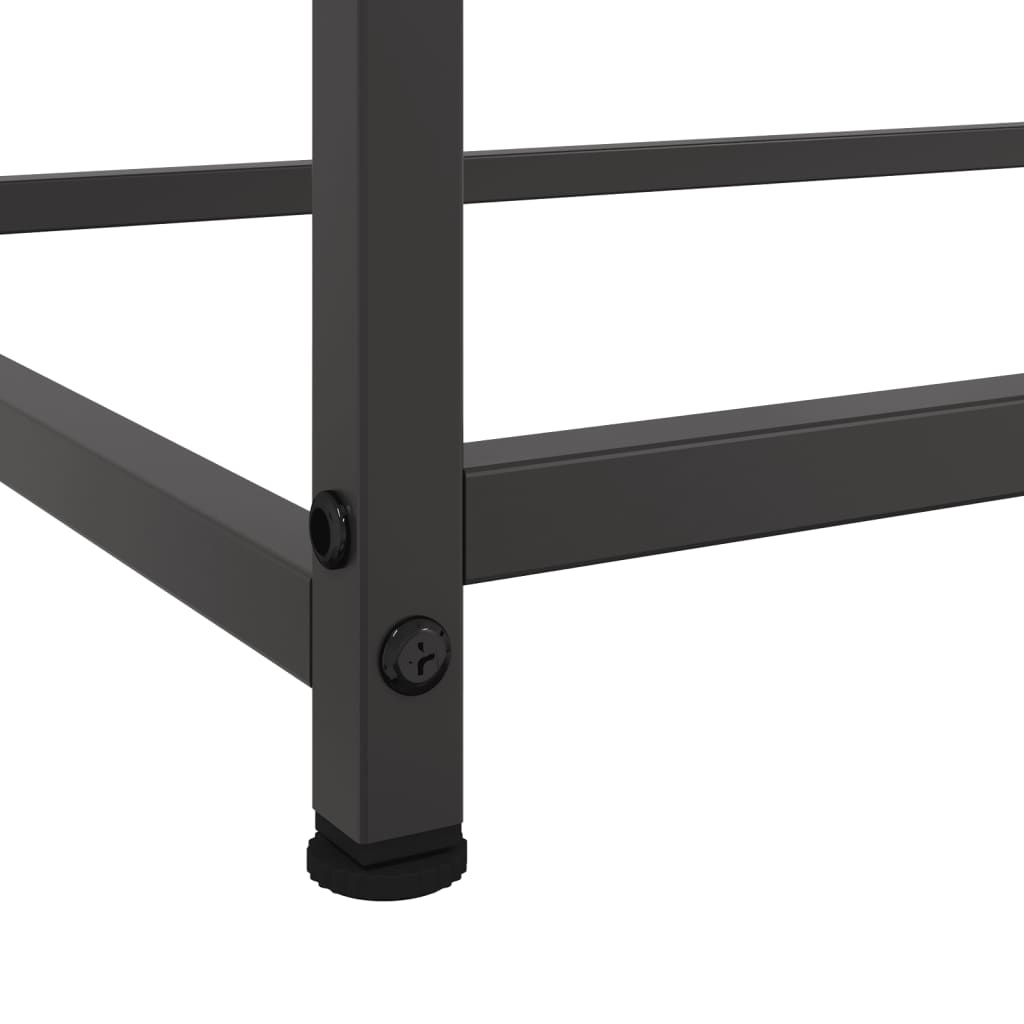 Skänk DIV. Svart 100,5x39x107 cm stål