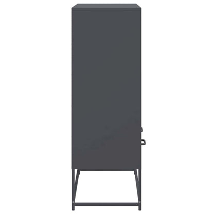 Skåp DIV. antracit 68x39x111,5 cm stål