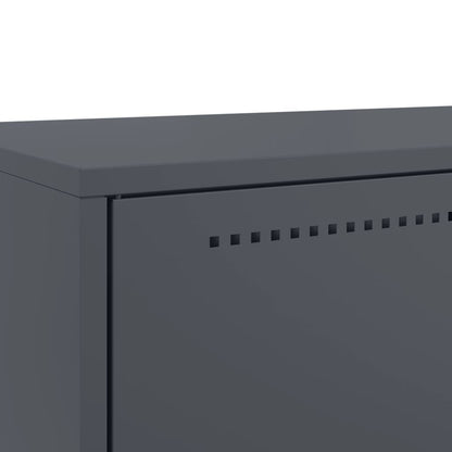 Skåp DIV. antracit 68x39x111,5 cm stål