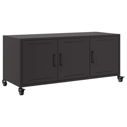 TV-Möbel DIV. TV-Bänk Svart 100,5x39x43,5 cm stål