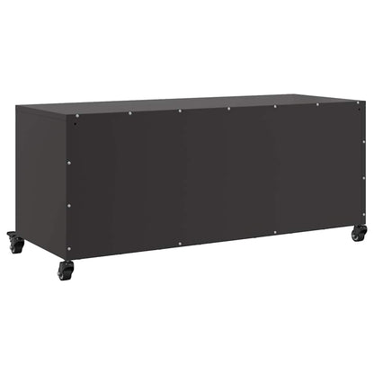 TV-Möbel DIV. TV-Bänk Svart 100,5x39x43,5 cm stål