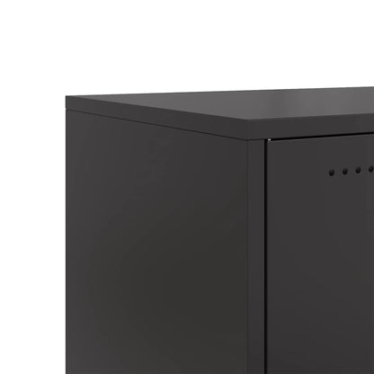 TV-Möbel DIV. TV-Bänk Svart 100,5x39x43,5 cm stål