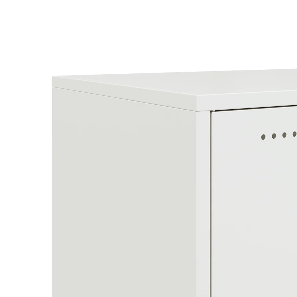 TV-Möbel Vit TV-Bänk 100,5x39x43,5 cm stål