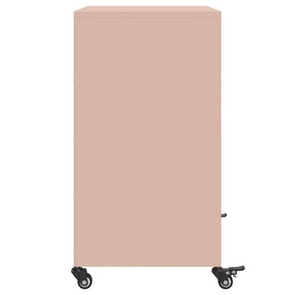 Skänk DIV. rosa 68x39x72 cm stål