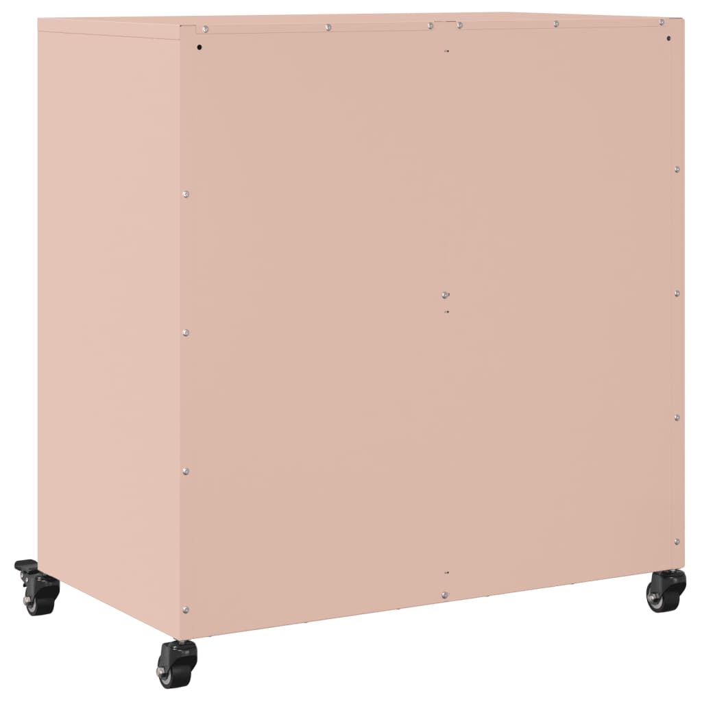 Skänk DIV. rosa 68x39x72 cm stål