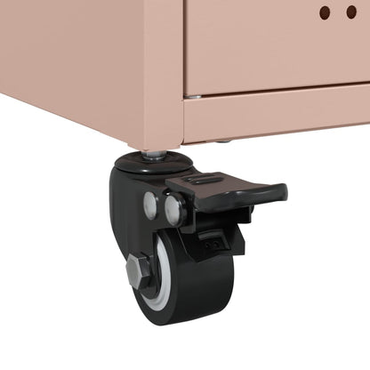 Skänk DIV. rosa 68x39x72 cm stål