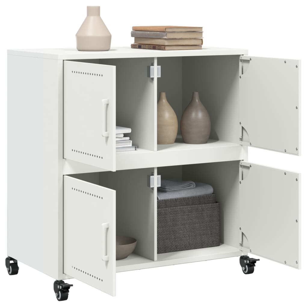 Skänk DIV. Vit 68x39x72 cm stål