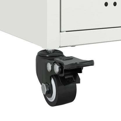 Skänk Vit 68x39x72 cm stål