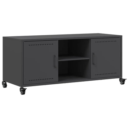 TV-Möbel DIV. TV-Bänk Svart 100,5x39x43,5 cm stål