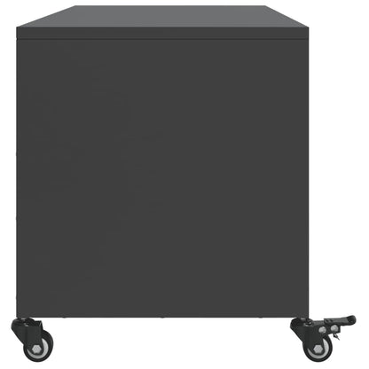 TV-Möbel DIV. TV-Bänk Svart 100,5x39x43,5 cm stål