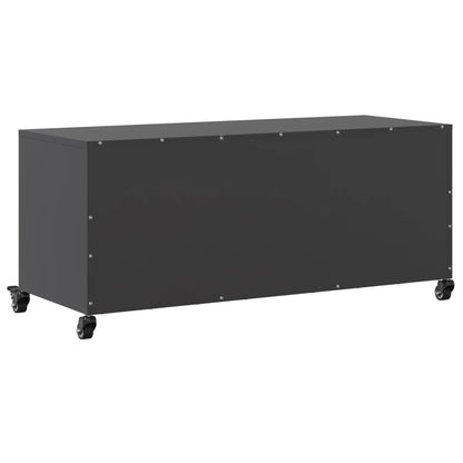 TV-Möbel DIV. TV-Bänk Svart 100,5x39x43,5 cm stål