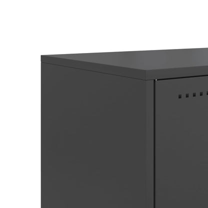 TV-Möbel DIV. TV-Bänk Svart 100,5x39x43,5 cm stål