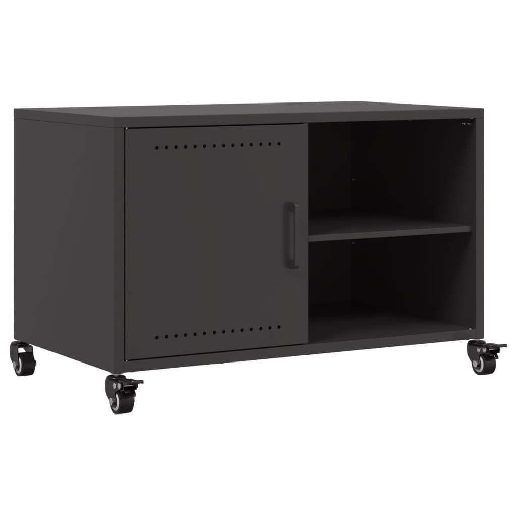 TV-Möbel DIV. TV-Bänk Svart 68x39x43,5 cm stål