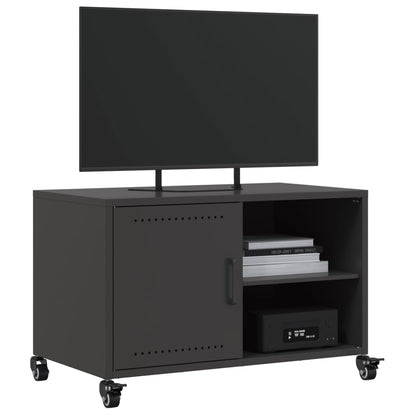 TV-Möbel DIV. TV-Bänk Svart 68x39x43,5 cm stål