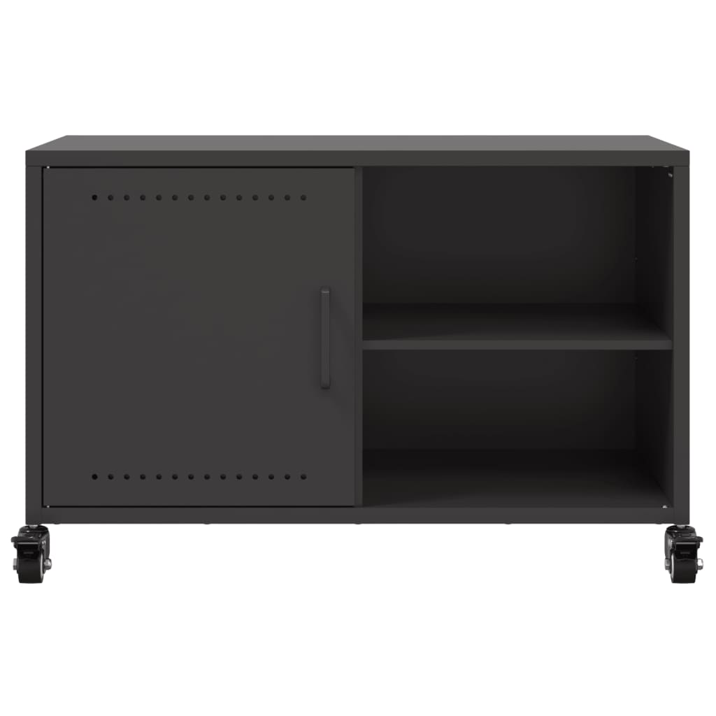 TV-Möbel DIV. TV-Bänk Svart 68x39x43,5 cm stål